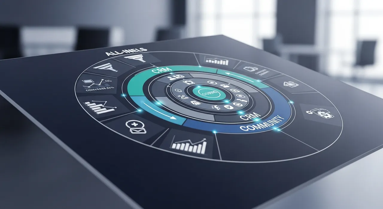 all in one business hub platform structure estage